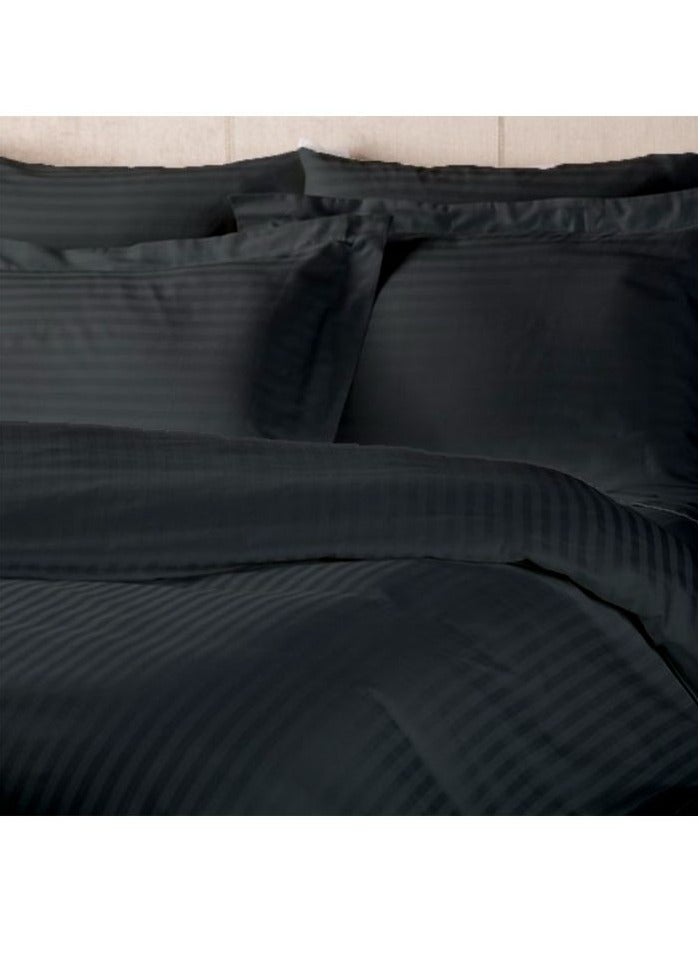 BYFT Tulip (Charcoal) Single Size Duvet Cover (165 x 245 + 30 Cm-Set of 1 Pc) 100% Cotton, Soft and Luxurious Hotel Quality Bed linen-300 TC  - Image 3