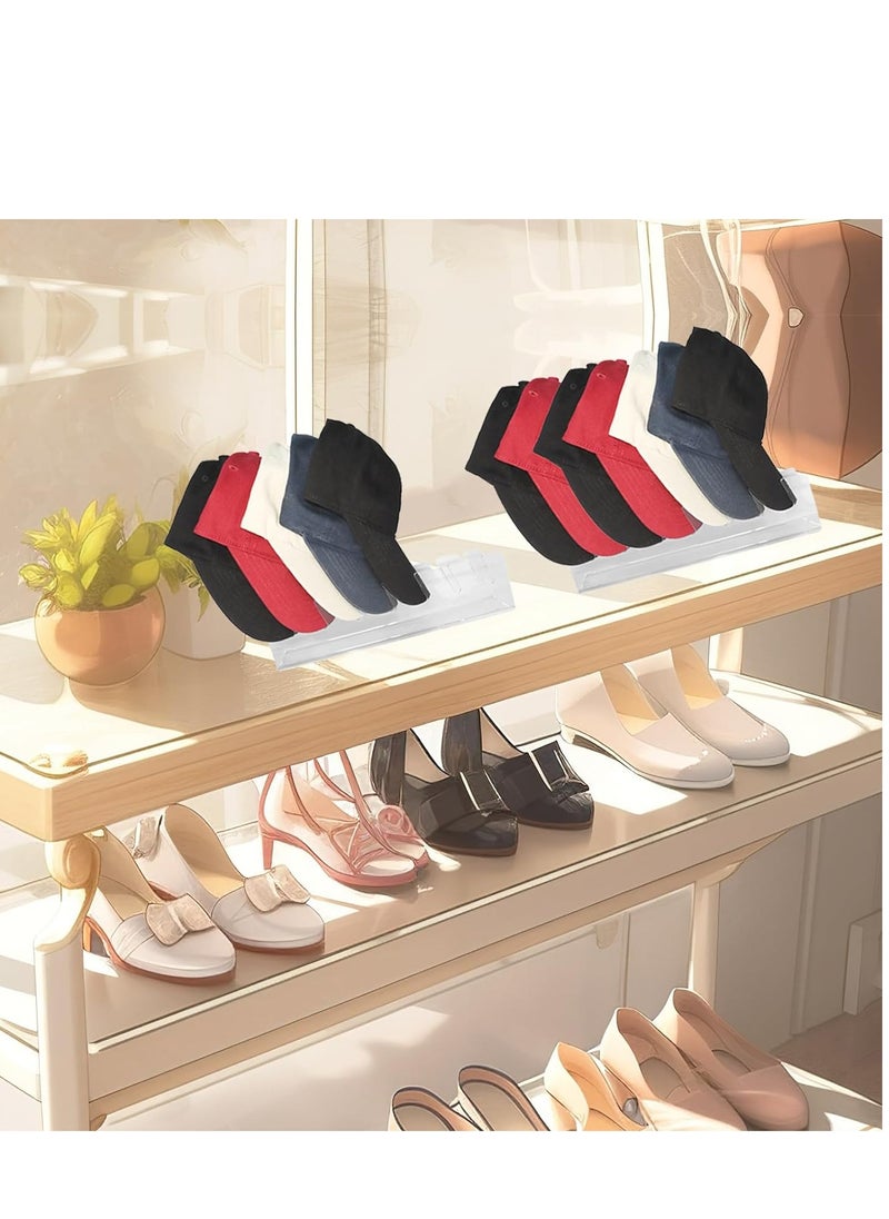 Cool Baby - COOLBABY hat rack is used for displaying and organizing baseball hats. It is suitable for 14 transparent baseball caps on bedrooms, wardrobes, and dressing tables - Image 1