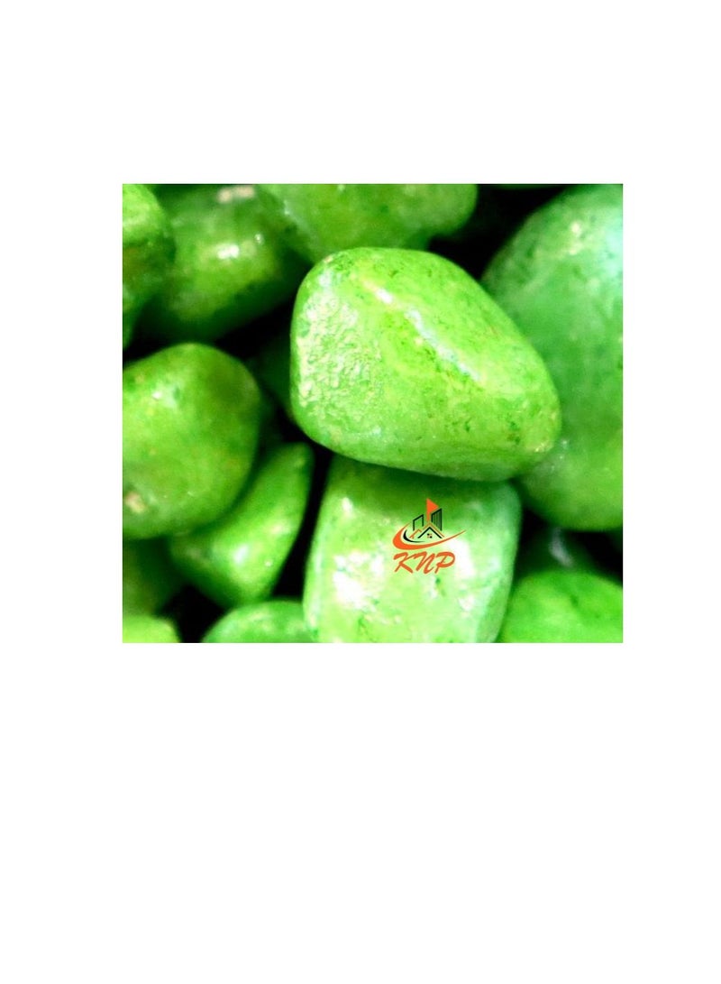 KNP Green Decorative Painted Pebbles Aquarium 10-15mm - Image 3