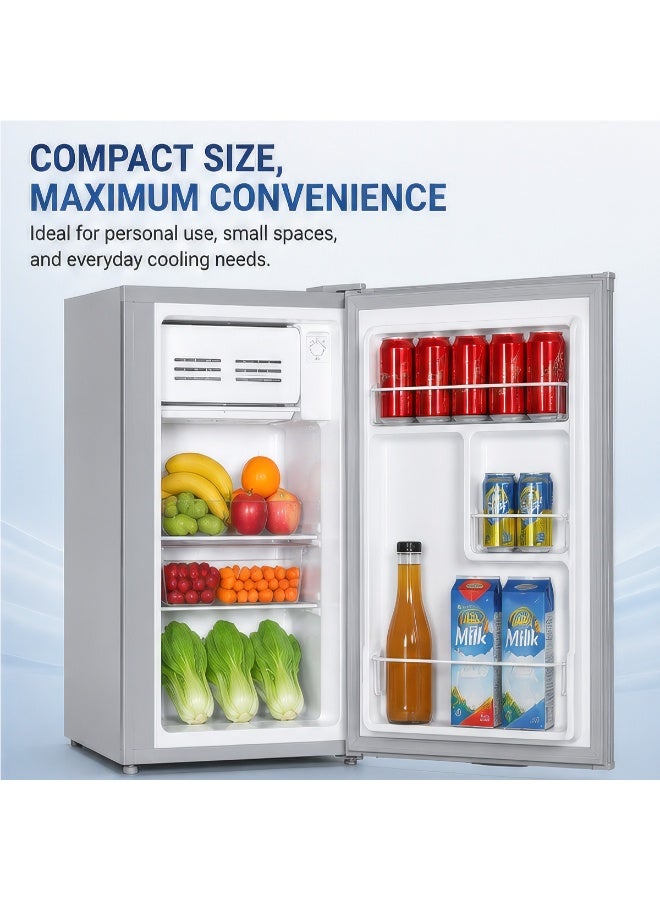 SUPER GENERAL 90 Liters Gross, 76 Liters Net Single Door Defrost Refrigerator, Silver - SGR045HSE SGR045HSE Silver - Image 3