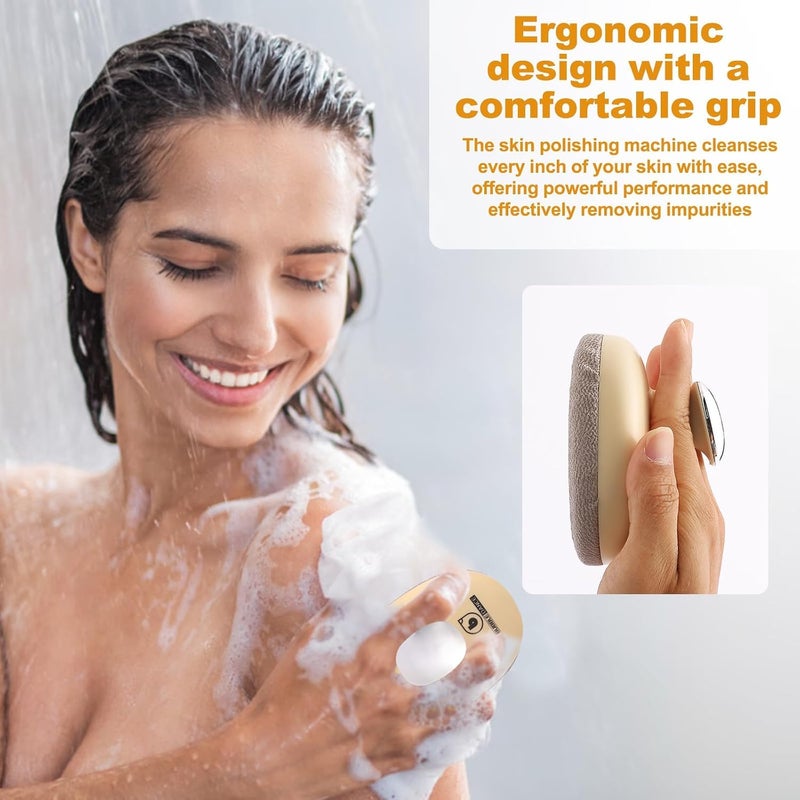 KASTWAVE Deep Exfoliating Body Scrubber with Soft Bristles, Upgraded Natural Fiber Body Brush and Glove Set for Men & Women, Gentle Dead Skin Removal, Smooth Skin Exfoliator for Shower, Bath & Spa Use - Image 4
