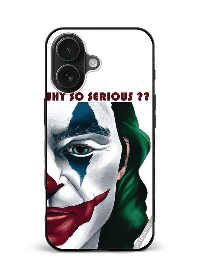 Protective Case Cover For Apple iPhone 16 Plus Joker Design Multicolour