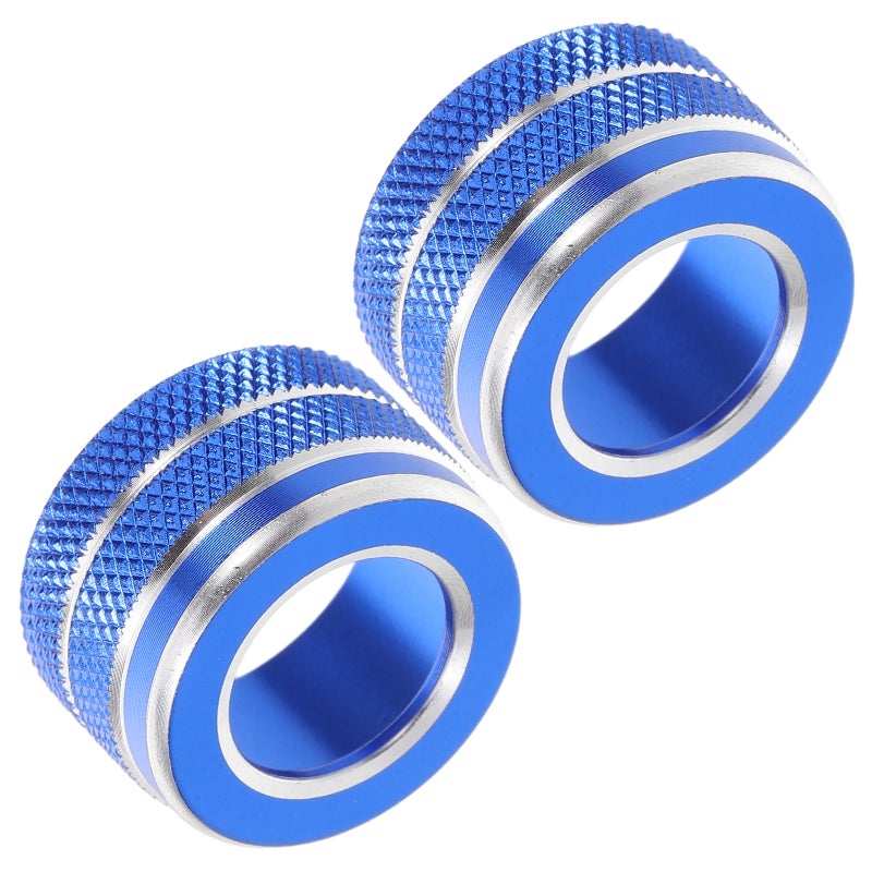 2pcs Air Conditioning Rearview Mirror Knob Cover Vehicle Interior Accessories Decorative Push Button Replacement Knob Cover Trim Compatible With Carola - Image 4