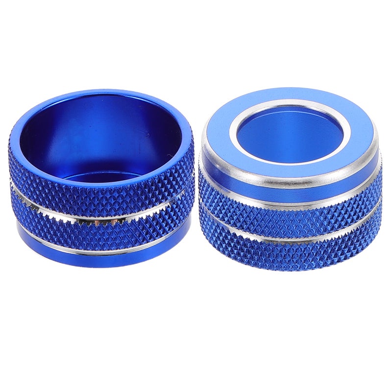 2pcs Air Conditioning Rearview Mirror Knob Cover Vehicle Interior Accessories Decorative Push Button Replacement Knob Cover Trim Compatible With Carola - Image 5