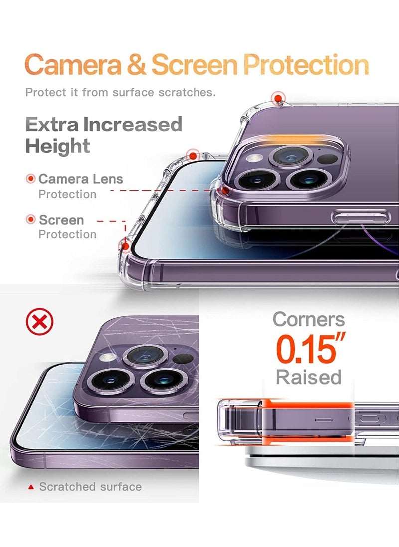 Raxoom iPhone 14 Pro Max 6.7 Inch with Screen Protector + Camera Lens Protector and case cover - Image 2