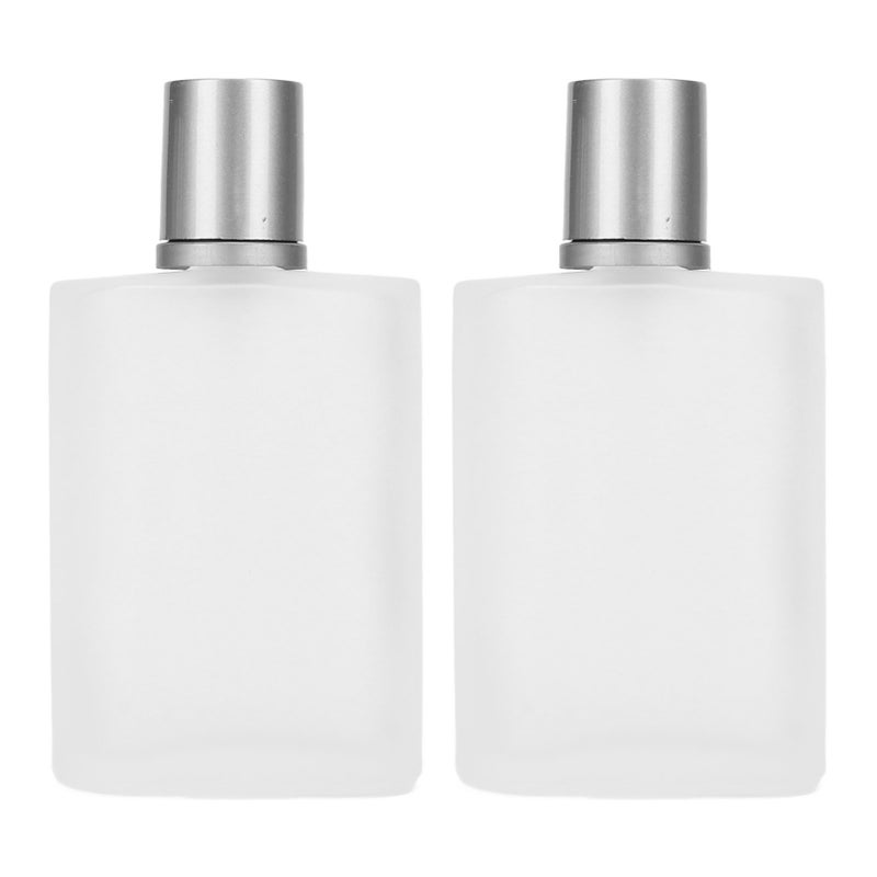 2 قطعة زجاجة عطر فارغة مُصممة لمنعه التسرب - زجاجة زرع عطر قابلة لإعادة تعبئة سائلة ومُكشوفة للعين بحجم 30 مل - Image 1