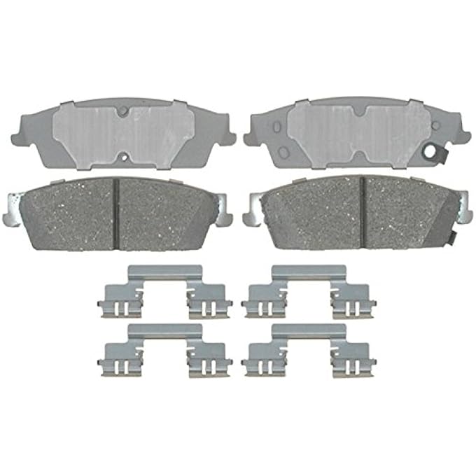ريحني مجموعة وسادات الفرامل القرصية السيراميكية الخلفية ACDelco 14D1194CH Advantage - Image 1