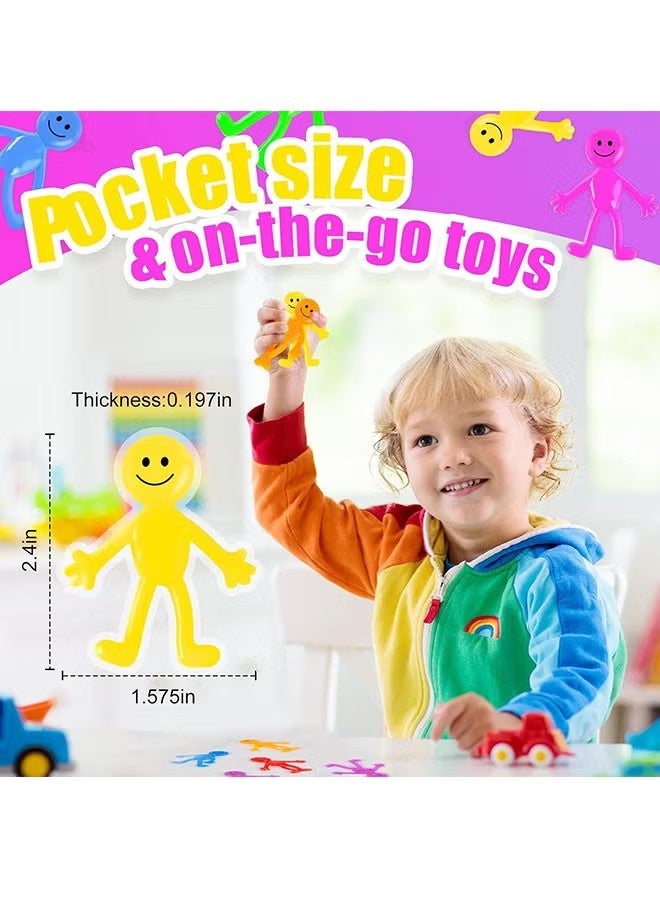 Happy D 12 Pack Stretchy Bendable Toys, with Assorted Fun Colors, Sticky Stretchable Slimy Gooey Texture Toy for Stress Anxiety Relief, Great for Party Favor - Image 2