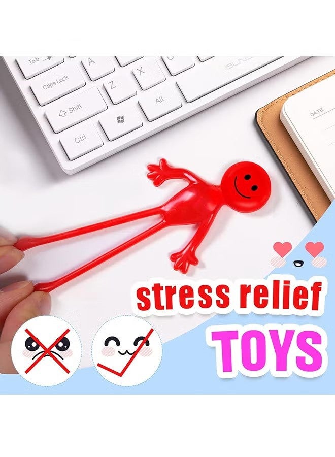 Happy D 12 Pack Stretchy Bendable Toys, with Assorted Fun Colors, Sticky Stretchable Slimy Gooey Texture Toy for Stress Anxiety Relief, Great for Party Favor - Image 5