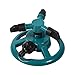 POCREATION Lawn Sprinkler Garden Sprinkler,3 Nozzles Lawn Sprinklers for Yard, 360 Degree Rotary Sprinkler Watering - Image 2