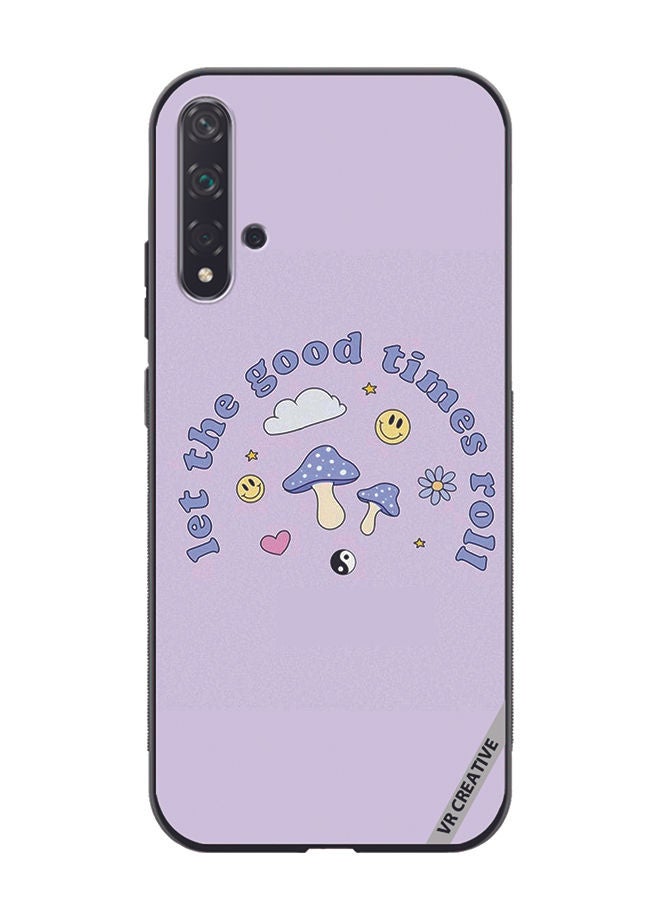 VR CREATIVE Protective Case Cover For Huawei Nova 5T Let The Good Ttimes Roll Design Multicolour - Image 1