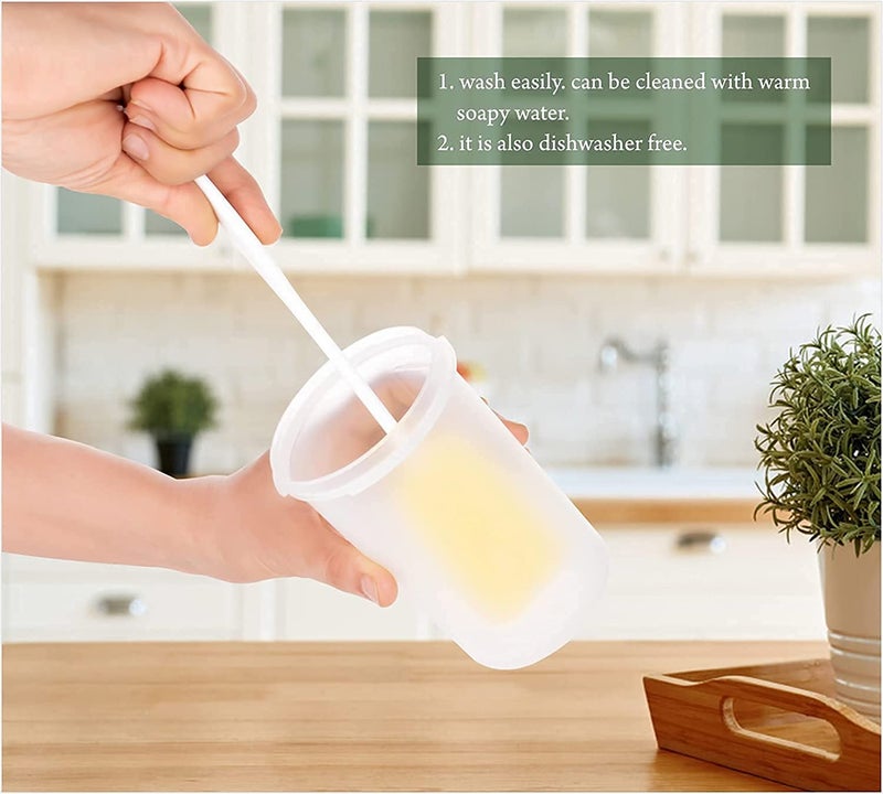 KBS Oil Bottle Dispenser Container Unbreakable Plastic Kitchen Accessories Items (PACK-OF-2-650ML) - Image 3