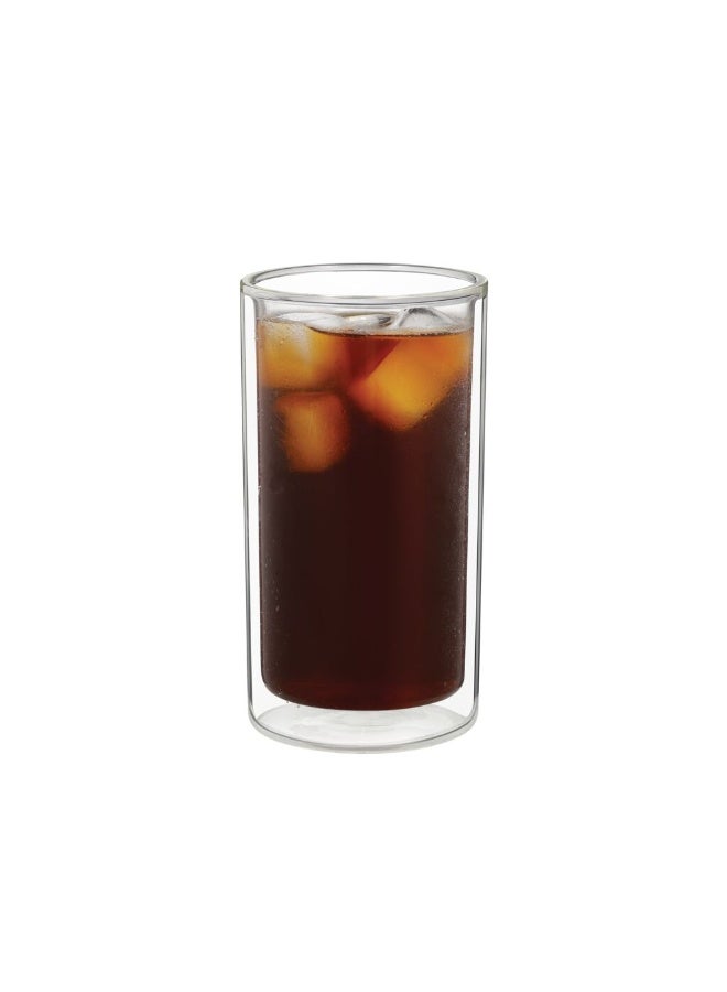 De'Longhi Cold Brew Glasses - Pack of 2 x 300ml, Hand-Blown Borosilicate Double Wall, Dishwasher and Microwave Safe, 1-Year Manufacturer Warranty - DLSC325 - Image 2