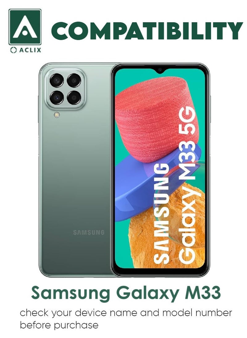 ACLIX Antistatic ESD Dustproof Premium Quality High Definition Tempered Glass Screen Protector Designed For Samsung Galaxy M33 - Image 3