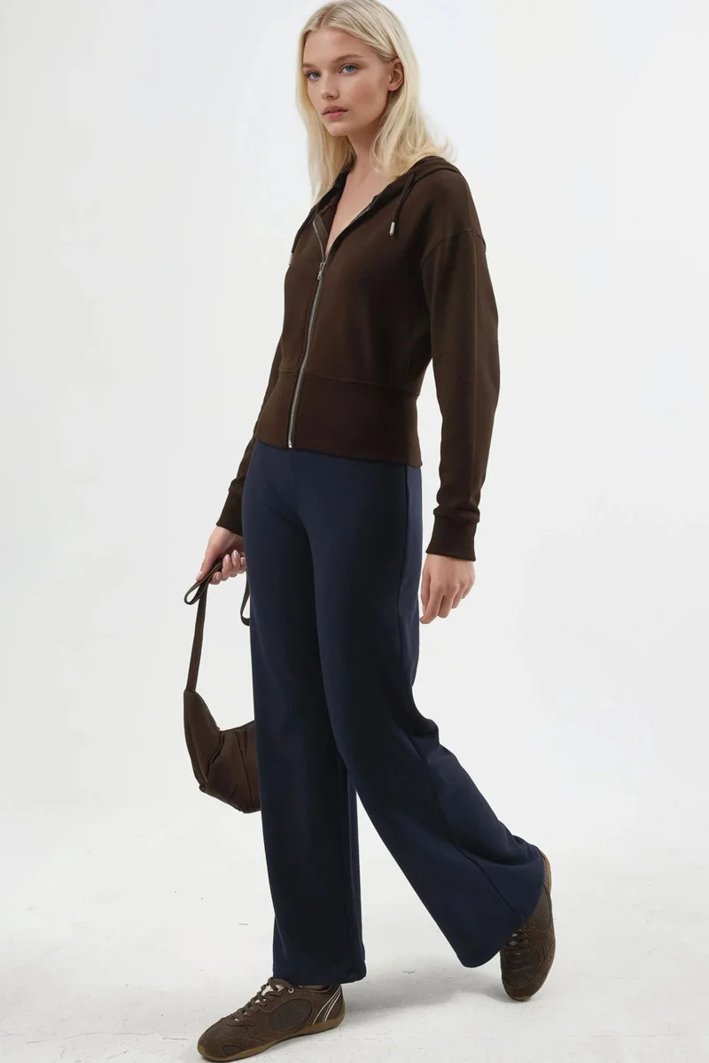 Busem BUSEM Hooded Long Sleeve Zipper Jacket