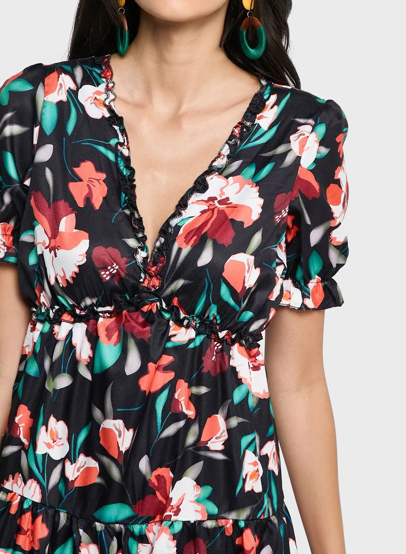 ELLA Floral Print Dress