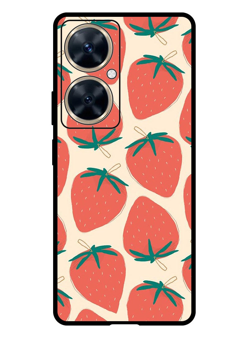 Theodor Protective Case Anti Scratch Shock Proof Bumper Cover For Huawei Nova 11i Strawberries  - Image 1