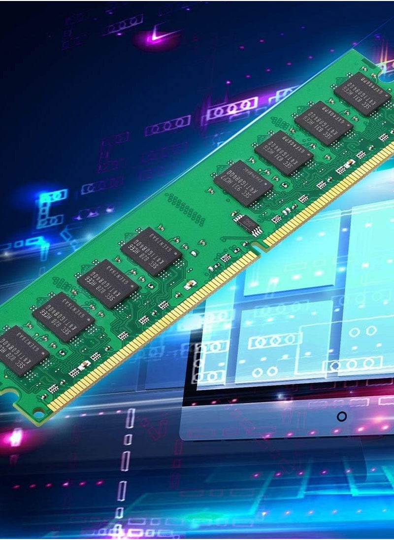 Motoeagle - Motoeagle PC2-5300U 4GB Kit (2GBX2) DDR2 667MHz Udimm RAM 2Rx8 PC2 5300 1.8V Unbuffered Desktop Memory Modules - Image 1