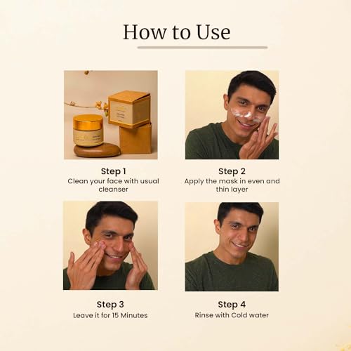 Mellow Herbals Ayurvedic Glow Face Pack | Brightening & Tan Removal | Papaya, Oat Grain & Almond Oil | Natural Exfoliation & Nourishment | Paraben & Silicone-Free | 50gm - Image 5