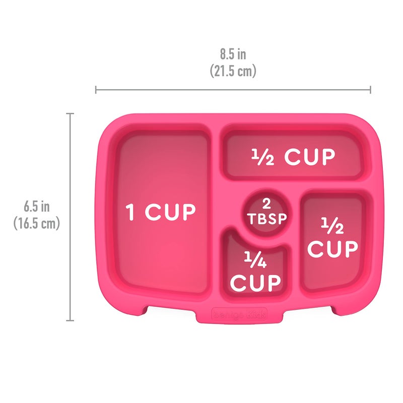 Bentgo® Kids Prints Tray with Transparent Cover - Reusable, BPA-Free, 5-Compartment Meal Prep Container with Built-In Portion Control for Healthy Meals At Home & On the Go (Fairies) - Image 5