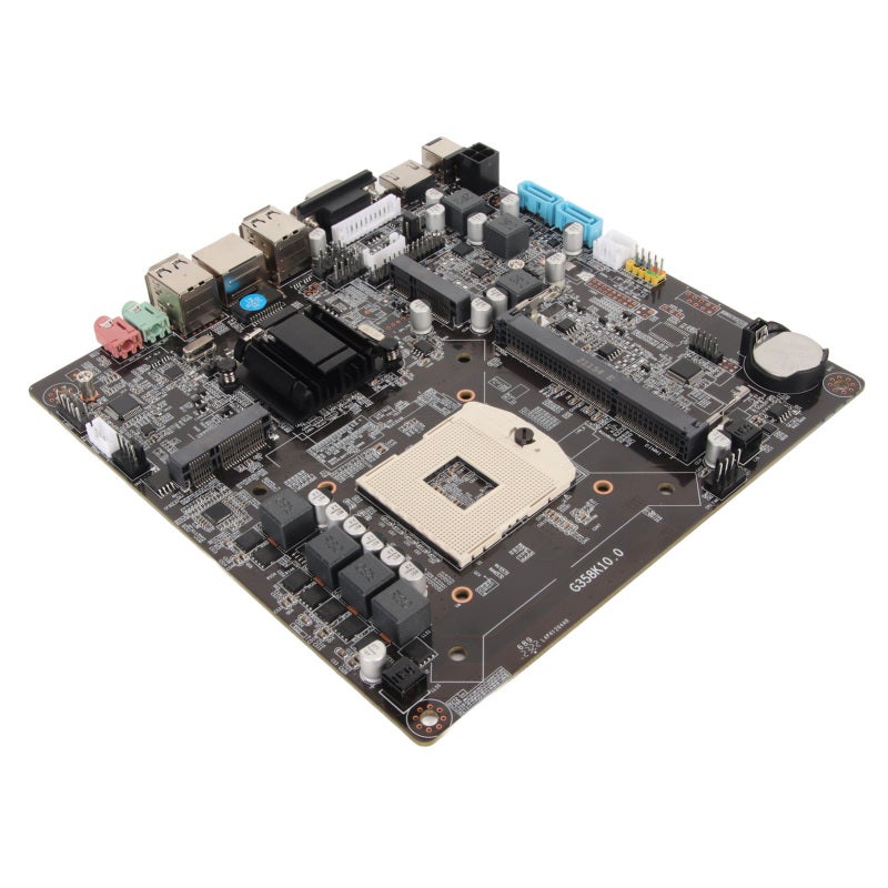 RMC HM65 Motherboard LGA988 Slot DDR3 1600MHz 16GB Mini ITX - Reliable Intel HM65 Chipset Gaming PC Motherboard for Compact Systems - Image 4