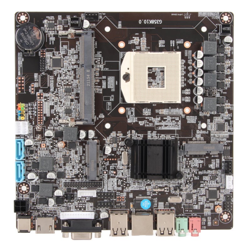RMC HM65 Motherboard LGA988 Slot DDR3 1600MHz 16GB Mini ITX - Reliable Intel HM65 Chipset Gaming PC Motherboard for Compact Systems - Image 1