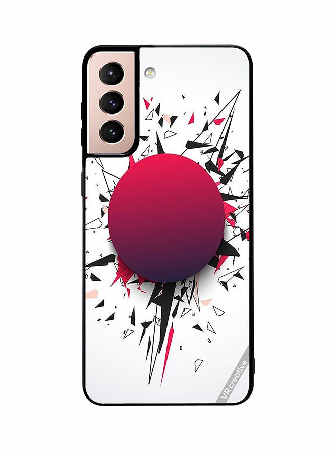 VR CREATIVE Protective Case Cover For Samsung Galaxy S21 Plus 5G Abstract Design Multicolour - Image 1