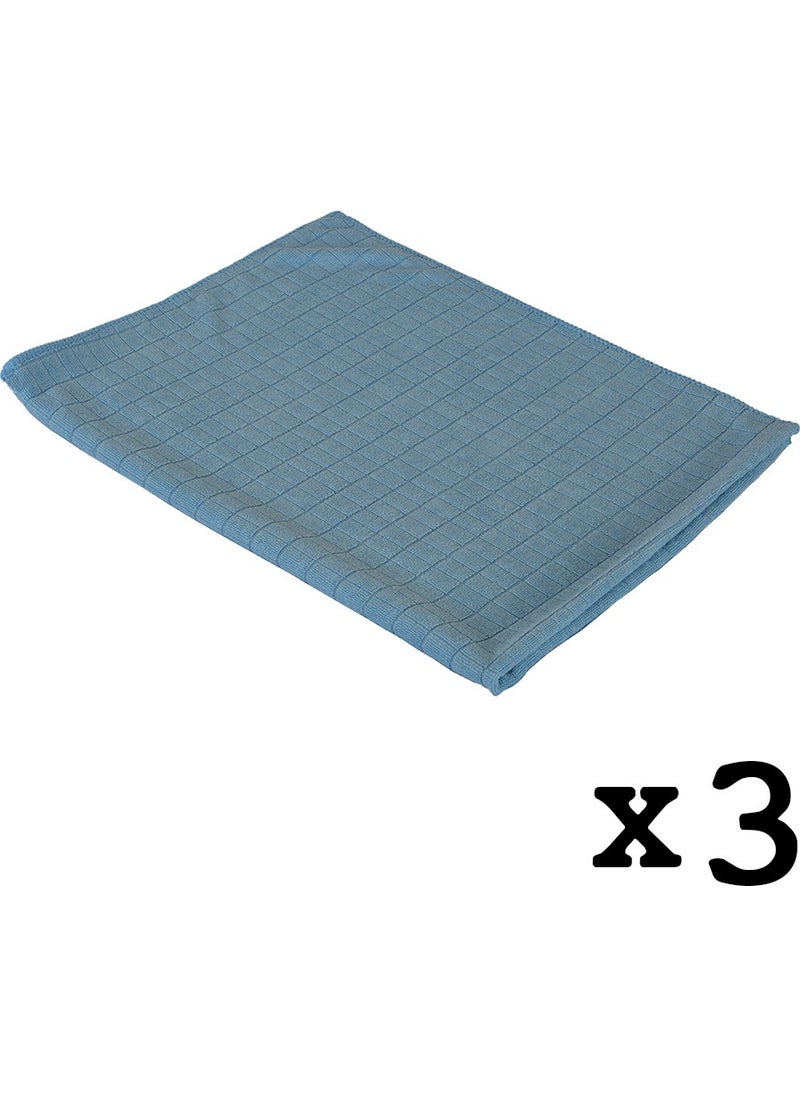 Spark Microfiber Velvet Textured Checkered Car Drying Cloth 3 Pack  - Image 4
