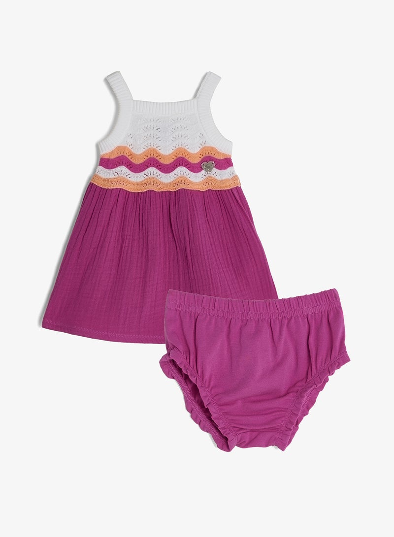 GUESS Infant Sleeveless Mini Dress With Panties - Image 1