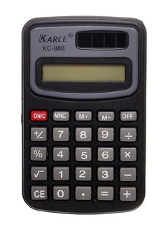 Karce 8-Digit Electronic Calculator with Auto-Lock Function and Black Plastic Keypad - KC-888 