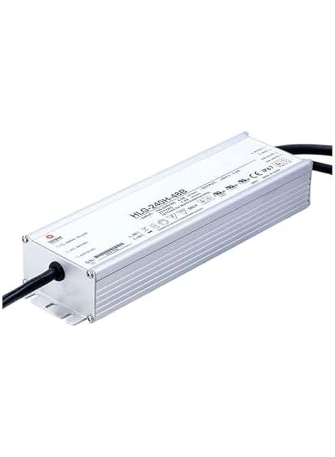 HLG 240H 48B 240W محول إضاءة LED 48V 5A IP67 93.5% كفاءة للإضاءة الطرقية وإضاءة الفتحات - Image 1