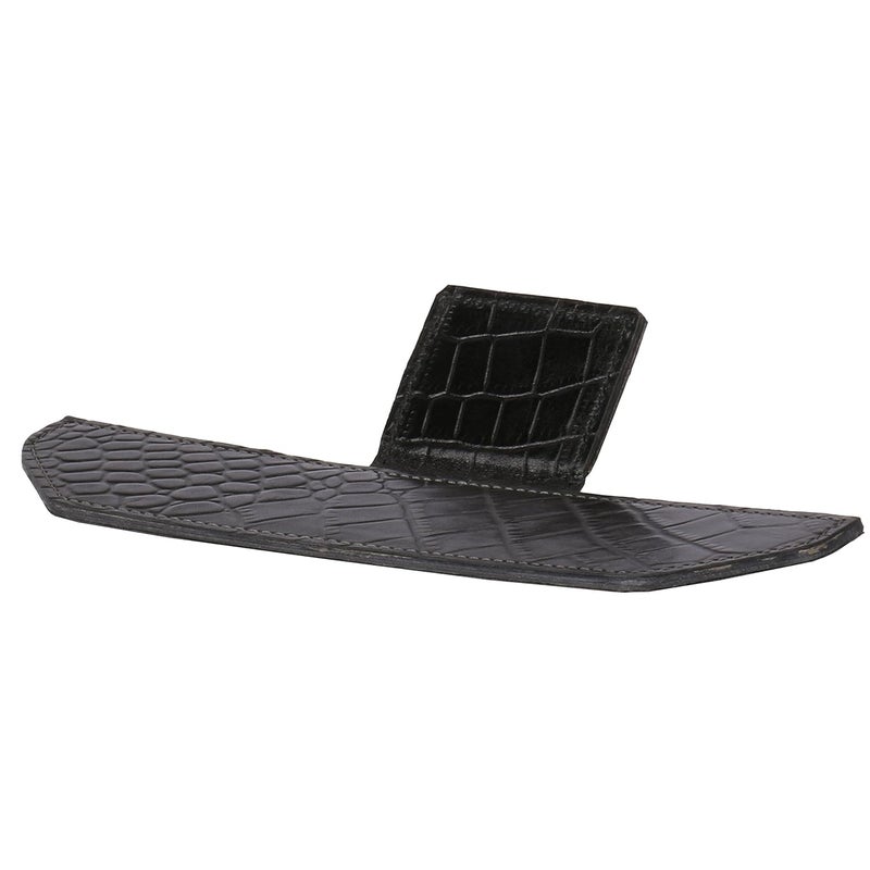 Rustic Leather Leather Wings Magnetic Paper and Note Clip (BlackGrey) - Image 3