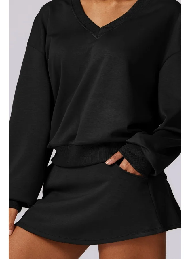 KAWN.YOGA Womens Loose Fit Light Sweatshirt