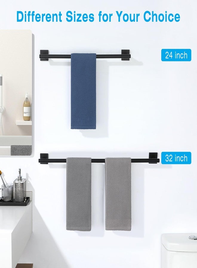 Mooche Towel Bar for Bathroom, 31.98 Inch Towel Rack Wall Mounted, SUS304 Stainless Steel Heavy Duty Towel Holder for Bathroom Laundry Room Hotel Modern Home Decor - Image 5