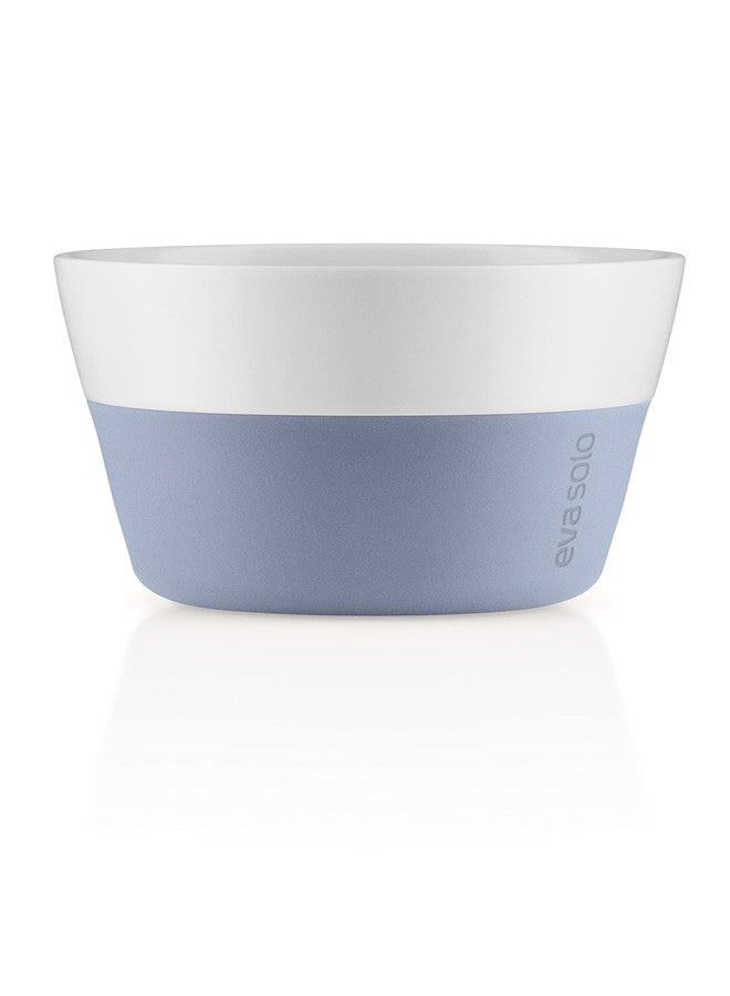 Eva Solo | 2 Lungo Tumbler Mugs | 8 oz Porcelain Coffee Cup Tumblers with Silicone-coated Grip | Dishwasher Safe | Danish Design, Functionality & Quality | Blue sky - Image 4