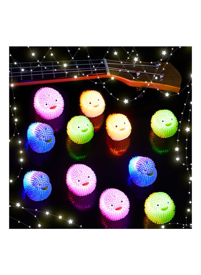 Generic - Floating Duck Bath Toys for Toddlers - 12 Pack LED Light-Up Puffer Balls, Fun Flashing Ducks for Bathtime, Classroom Prizes, and Basket Stuffers (Random Colors) - Image 1