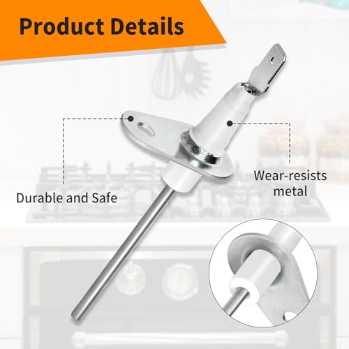 UP2WIN Flame Sensor Igniter Sensing Rod Compatible with Goodman Janitrol Amana York Furnace, Replace for 0130F00010 B1172606 B11726-06 (2 Pack) - Image 3