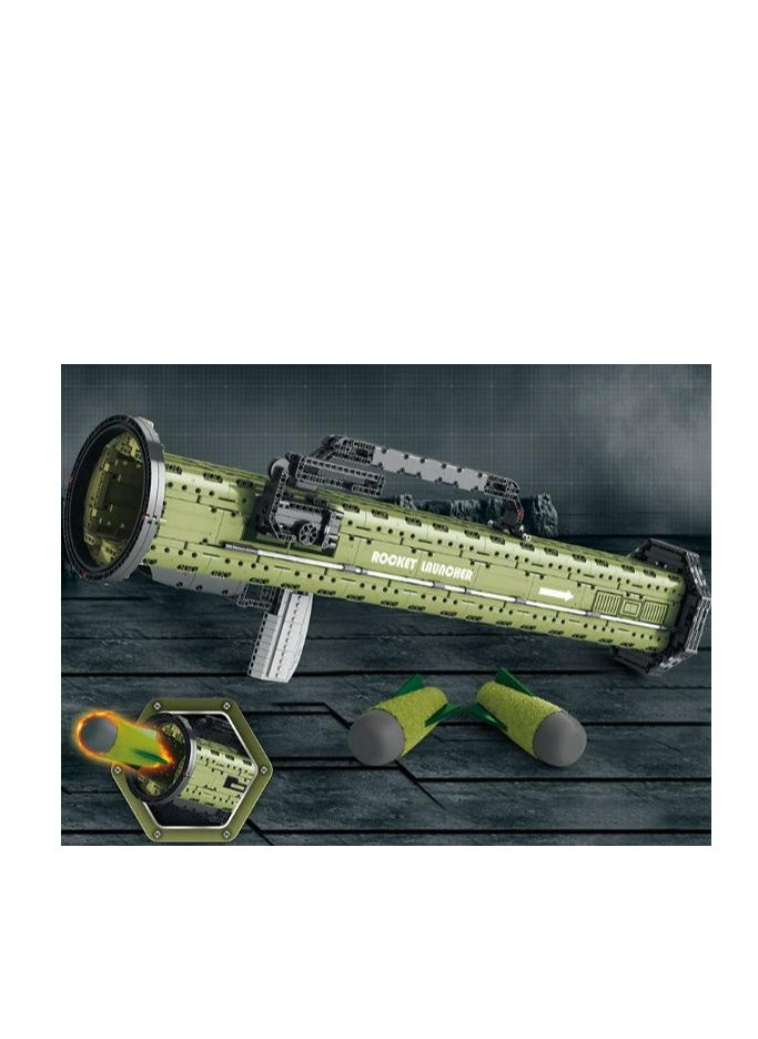 Building Block Rocket Luncher Can Launch Assembly Model