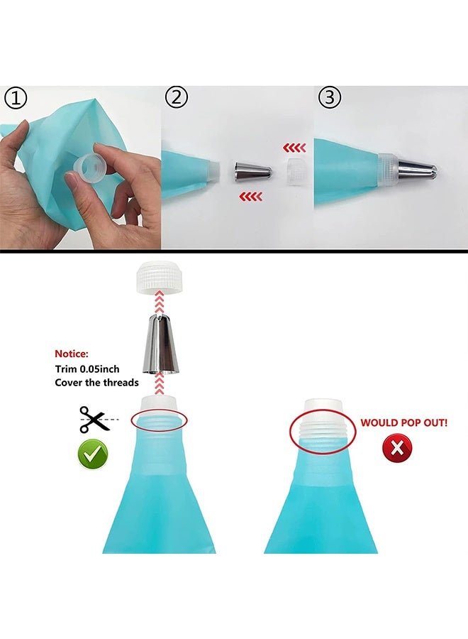 Ant 21Pcs Cannoli Tubes Kit, Cream Horn Mold, Stainless Steel Cannoli Forms Tubular Shaped Baking Molds for Danish Pastry Lady Lock Form Croissant Shell Ice Cream Puff Waffle Cream Roll - Image 4