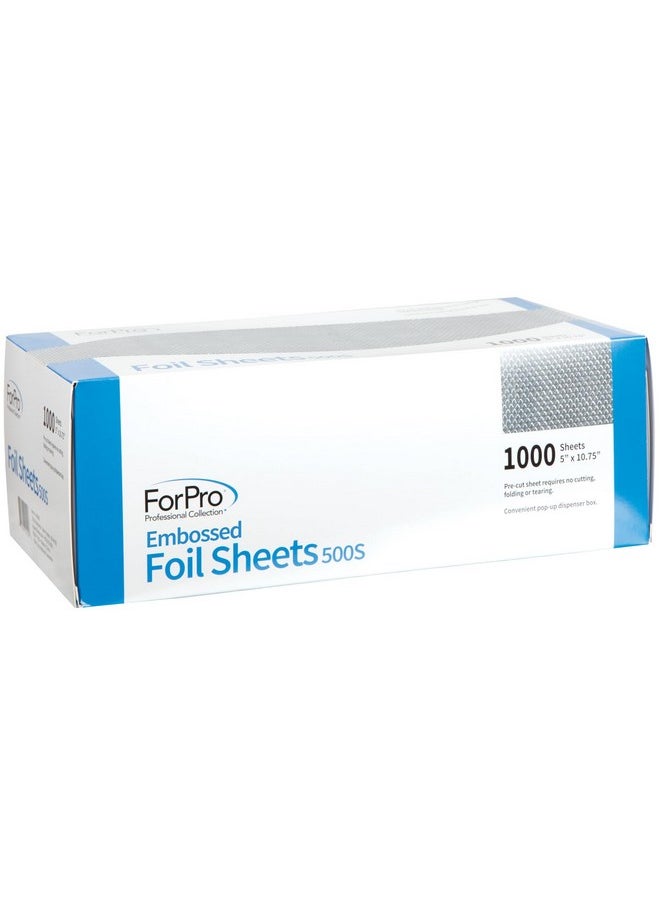 ForPro Professional Collection ForPro Professional Collection Embossed Foil Sheets 500S, Aluminum Foil, Pop-Up Foil Dispenser, Hair Foils for Color Application and Highlighting Services, Food Safe, 5" W x 10.75" L, 1000-Count  - Image 3