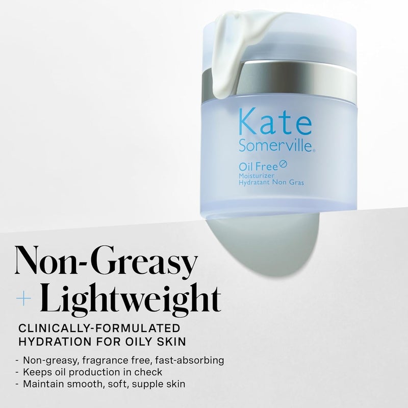 Kate Somerville Oil Free Moisturizer - Lightweight Hydrating Daily Cream for Oily Skin, 1.7 Fl Oz - Image 3