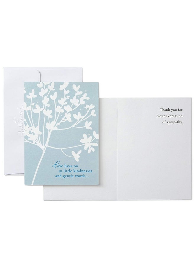 Hallmark Hallmark Pack of 20 Thank You for Your Sympathy Cards, Cherry Blossom (Funeral Thank You Cards) (5STZ5033)  - Image 1