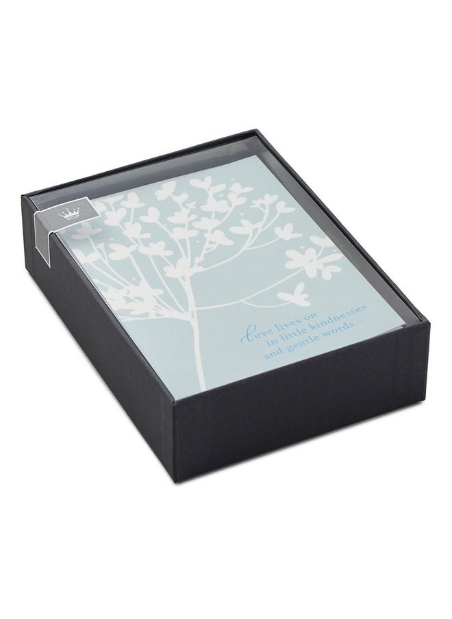 Hallmark Hallmark Pack of 20 Thank You for Your Sympathy Cards, Cherry Blossom (Funeral Thank You Cards) (5STZ5033)  - Image 2