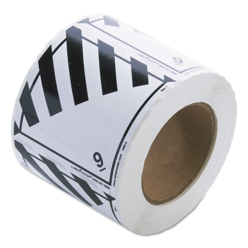 labelmaster HML9 Miscellaneous Dangerous Goods Label, Paper, Hazmat, 4" x 4" (Pack of 500) - Image 2