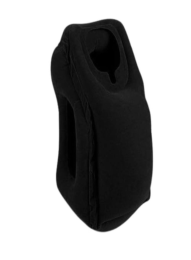 Heromask BetterSleep: Forward Sleeping Inflatable Travel Pillow | For Your Comfort Anywhere | Ideal Blow Up Travel Pillow with Neck Support for Long Flights and Travels (Black) - Image 3