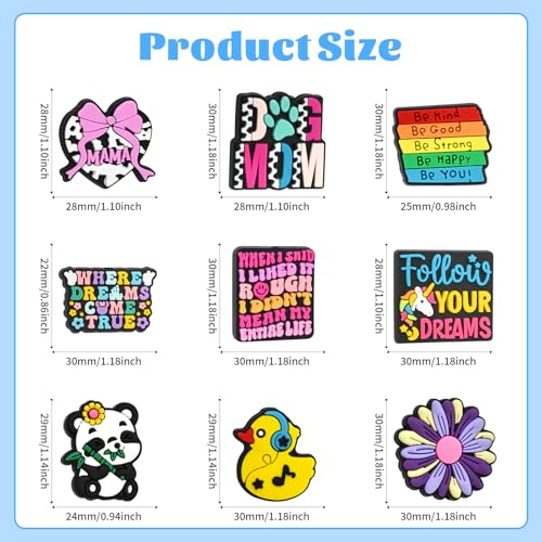 XHAOYEAHX 50PCS Focal Beads for pens,Random Different Silicone Focal Beads for DIY Beadable Pen Keychain Bracelet Lanyard Making - Image 2