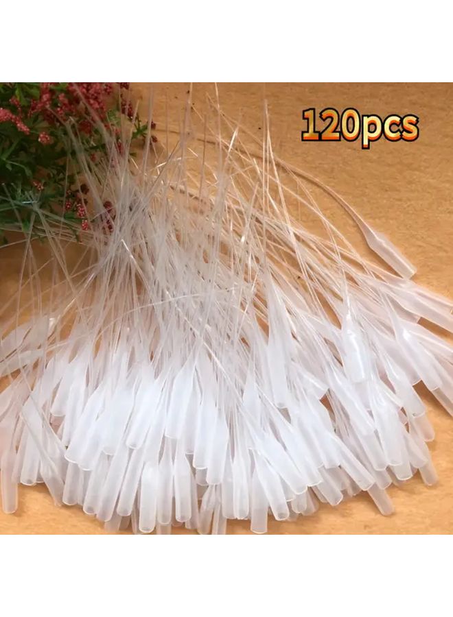 120pcs Precision Glue Droppers With Fine Nozzle Quick Drying Instant Adhesive For Crafts DIY Repairs Electronics Model Building - Image 1