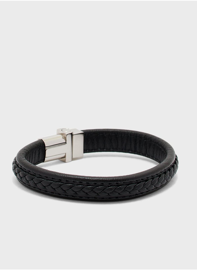 TOMMY HILFIGER Leather Braided Bracelet  - Image 2