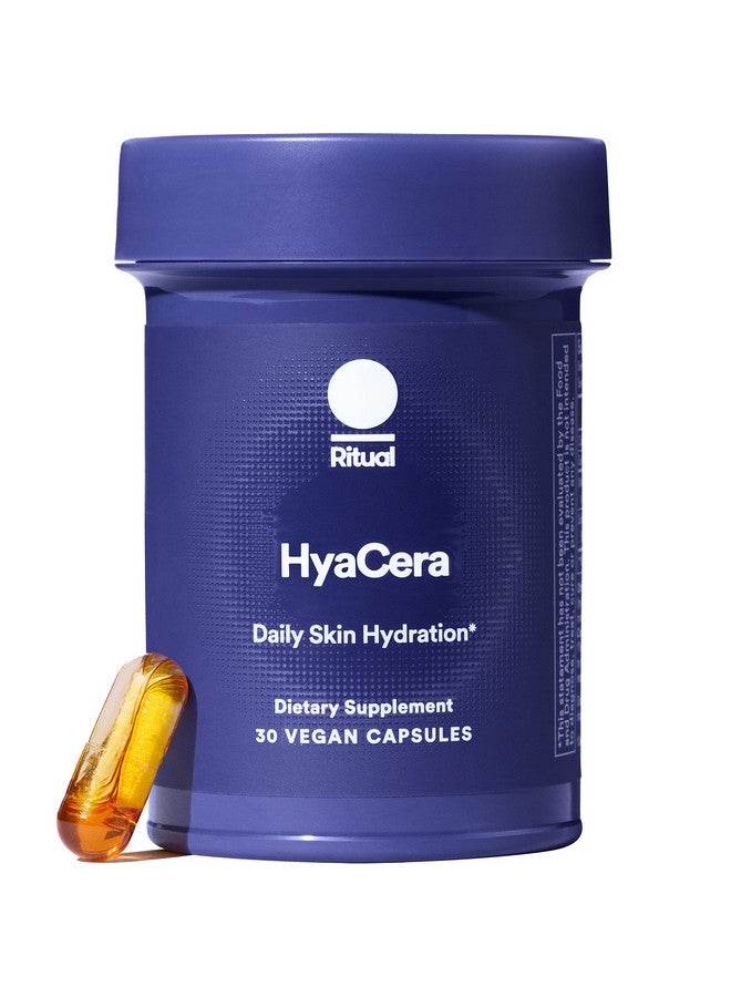 Ritual HyaCera Skin Supplement for Wrinkle Support, with Hyabest® and Ceratiq® for Skin Hydration Support, Hyaluronic Acid, Glycolipids, Ceramides, Gluten Free, Non GMO, Vanilla Essence, 30 Day Supply - Image 1