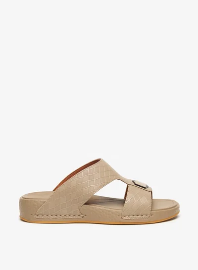 LBL by Shoexpress Men's Textured Slip-On Arabic Sandals